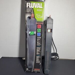 Fluval E100 Advanced Electronic Aquarium Heater 30 Gallon VueTech Works Turns On